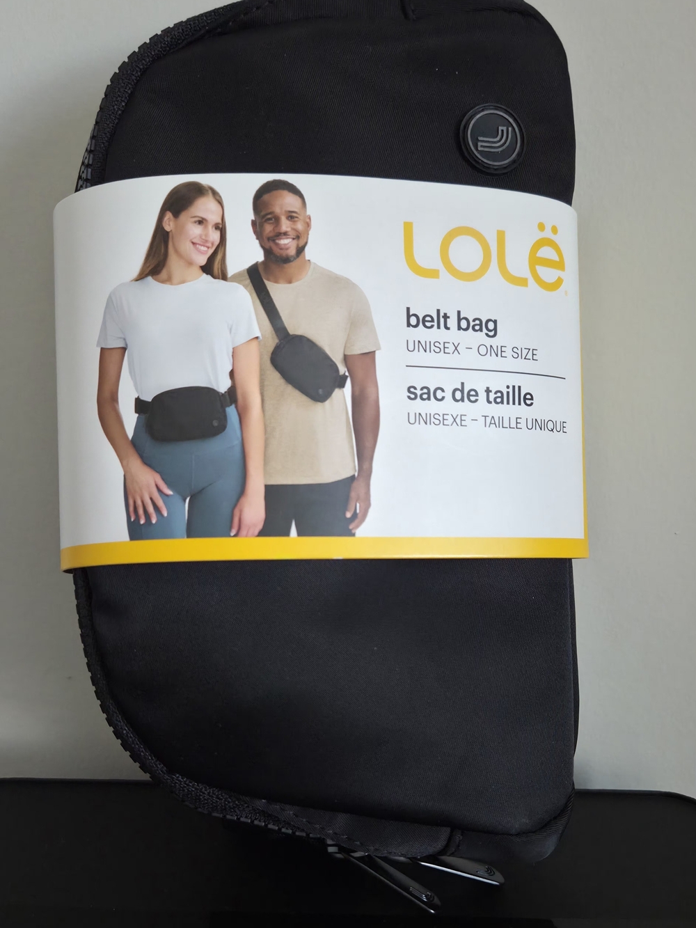 Lole Black Belt Bag